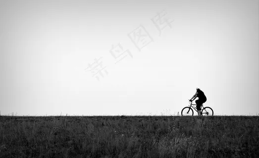 轮,骑,黑白,路径,行程,骑单车的男子 轮,骑,黑白,路径,行程,骑单车的男子