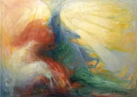 油画,卫星云图,绘画,星云,洞穴溶洞,4 HORSEMEN rosenkrantz