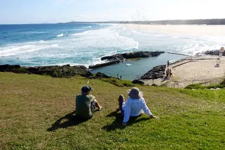 查看，展望，全景图，海岸线，海岸，放松，海