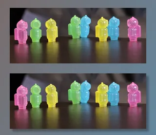 潜水员，水肺潜水，玩具，华美，红色，绿色，黄色，蓝色