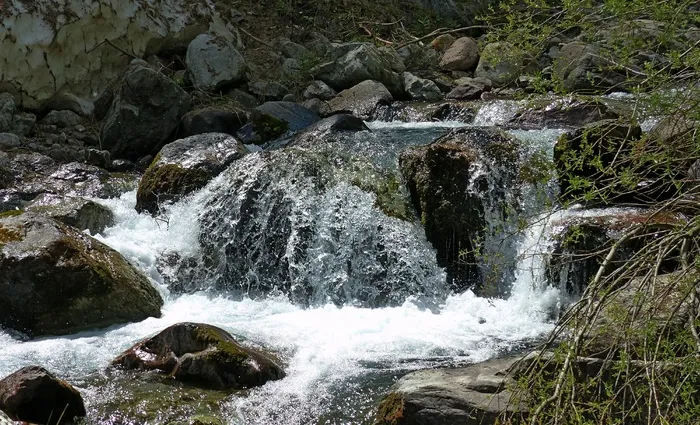 级联，水，自然，山，罗氏，景观