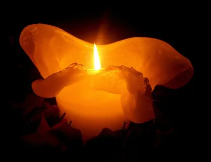 蜡烛，圣诞节，沉思，热，光，火焰