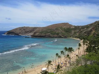 哈瑙玛湾，夏威夷，海滩，预订