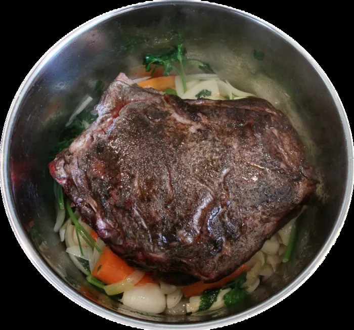 烤，野猪，肉，烹饪