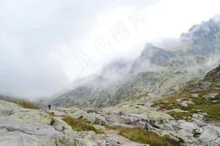 山，高山，高地，石头，岩石，高