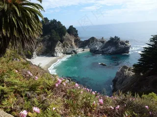 旅行，大自然，沧海，海湾，海洋，海滩，蓝色，岩石