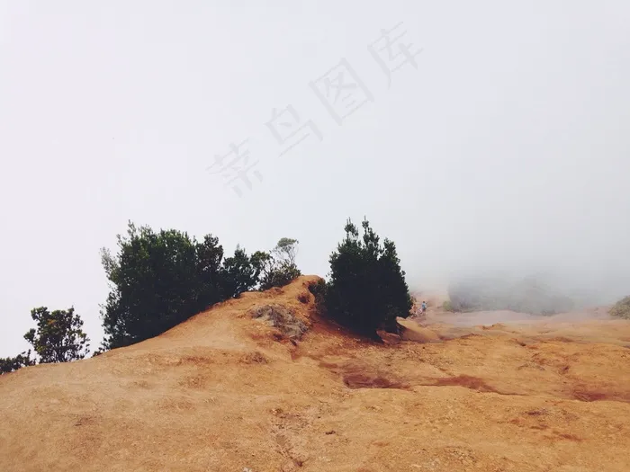 瀑布,沙漠化,薰衣草,沙堆,工艺品,景观沙漠干雾