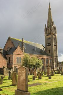 教堂，墓地，墓碑，公墓，墓碑