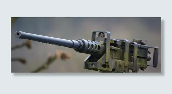 枪，步行，战争，机枪