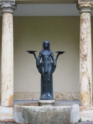 雕像，森林公墓斯图加特，公墓