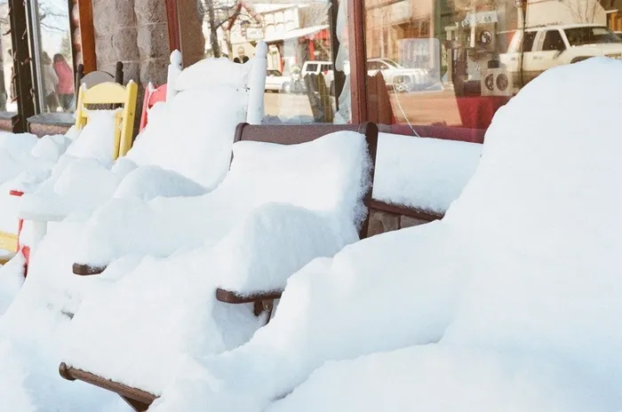 冰雪,积雪,躺椅,皑皑白雪,婚纱,雪冬天椅子座位