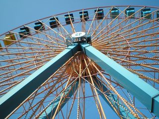 摩天轮，博览会，游乐园，游乐园