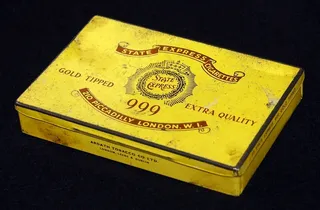 香烟，包装，锡，盒，包，产品，老