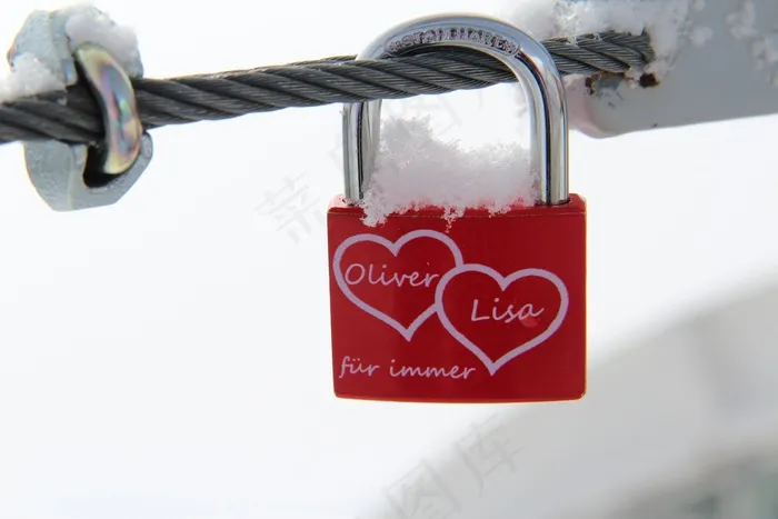 雪，爱，心，冬天