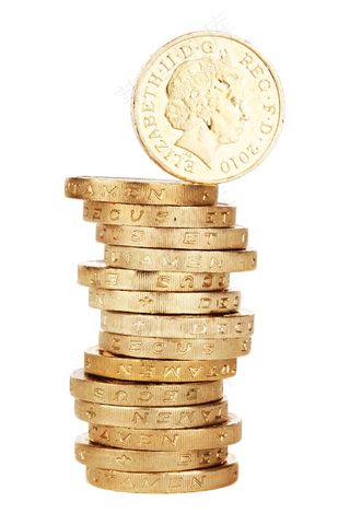 钱币,蒸笼,螺丝钉,螺栓,蒸屉,成堆的硬币–工作室拍摄