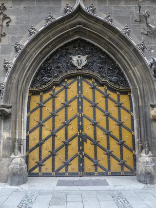 门，建筑，房子，金属，古代，酿酒，古董