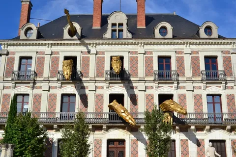 龙，魔法之家，龙，窗口，砖房