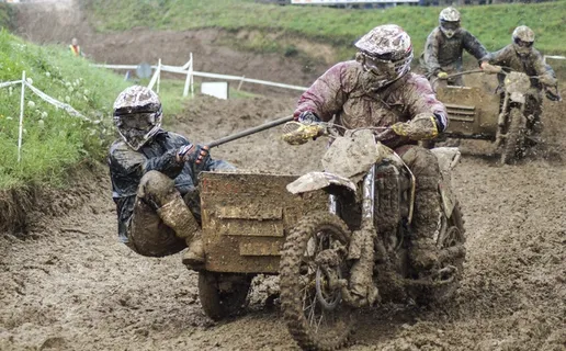 越野摩托车，边车，比赛，赛车，摩托车