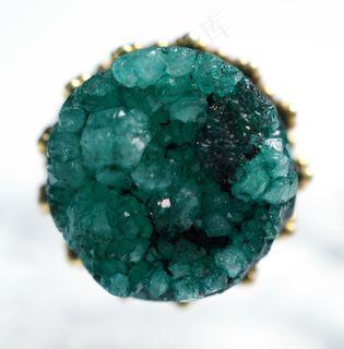 Drusy，Druzy，Green，Gold，Golden，Quartz，Ring，Stone
