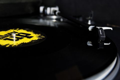 盘子，转盘，乙烯基，客户，皮卡，针