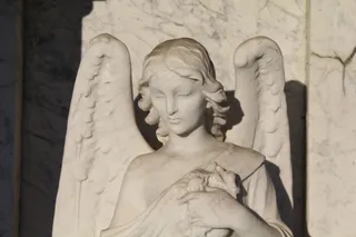 守护天使，天使，雕像，公墓，er葬艺术