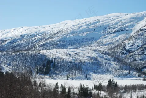 山,冬天,雪,莫达伦,自然 山,冬天,雪,莫达伦,自然