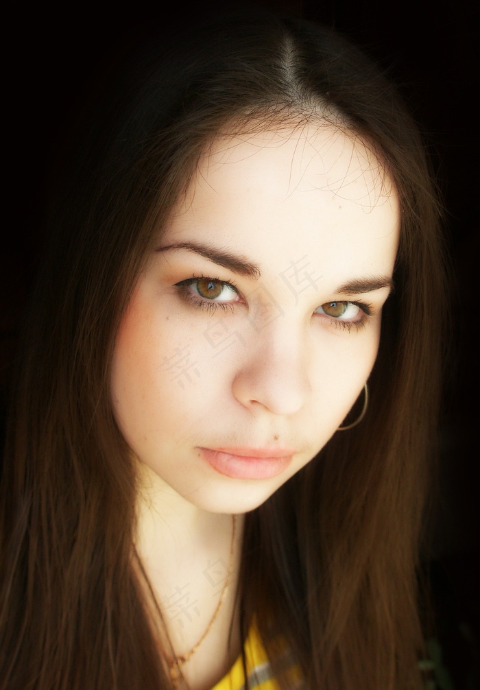 女孩，脸，肖像，年轻，女性，漂亮，女人