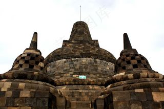 佛塔，坎迪·婆罗浮屠，马格朗，爪哇，印度尼西亚