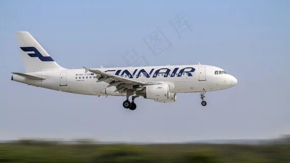 飞机，着陆，空客，A319，客机