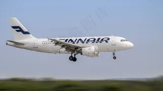 飞机，着陆，空客，A319，客机