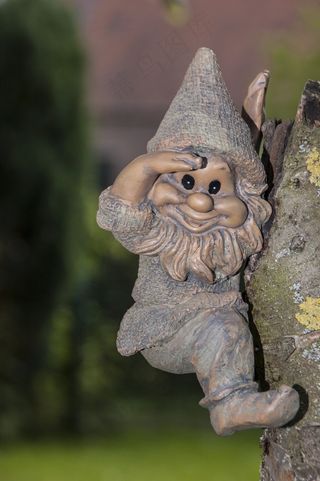 花园侏儒，矮人，侏儒，无花果，Föhlich