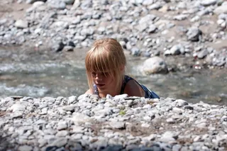 人，人类，儿童，女孩，出，性质，巴赫，布鲁克