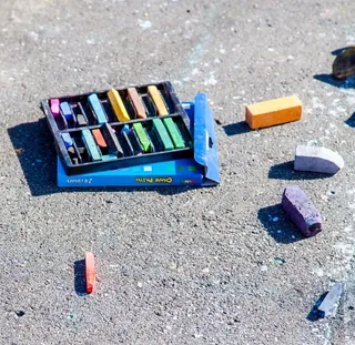 粉笔，艺术，街头艺术，比赛，路面，沥青