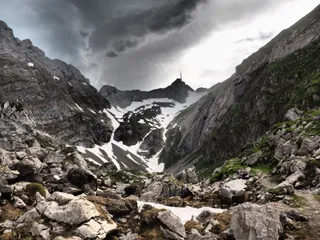 桑蒂斯，山谷，山谷，尼克，山峰