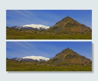 山，冰川，火山，雪，景观，自然
