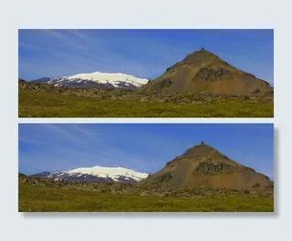山，冰川，火山，雪，景观，自然