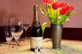 庆祝活动，节日，郁金香，花束，桌布