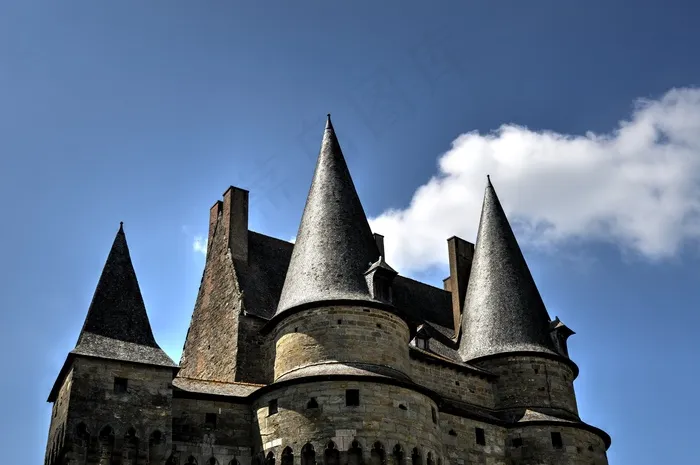 城堡，设防，设防，中世纪