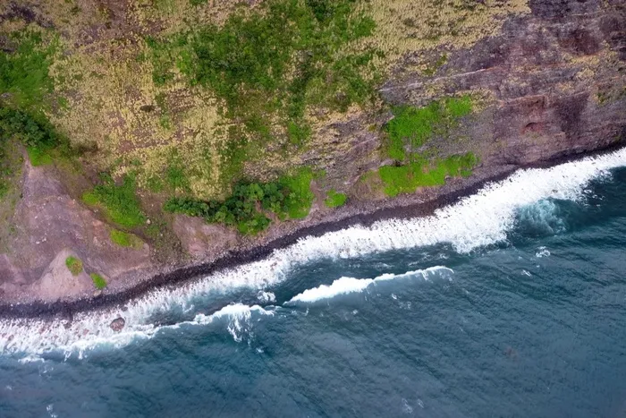 海岸，海岸，悬崖，防波堤，大海，海洋，自然
