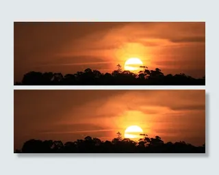 日落，红色，天空，太阳，日出，自然，风景