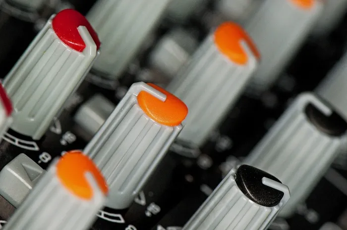 旋钮，混音器，声音，音频，设备，技术