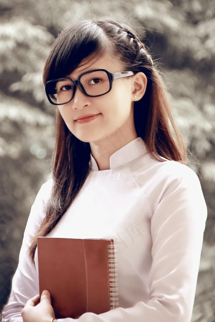 女孩，书，亲爱的