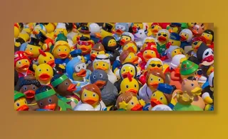 玩具鸭子，塑料，玩具，鸭子，小鸭，娱乐，游戏