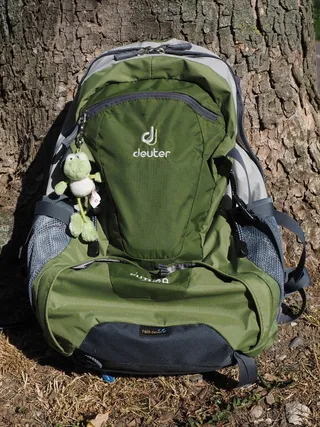 背包，包，摄影包，绿色，运输，行李