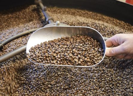 咖啡，豆，浓咖啡，烤，焙烧炉，烤