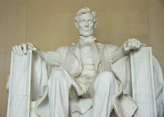 林肯纪念堂，雕像，华盛顿特区
