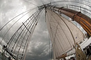 帆船，船，天空，帆，海上，水，夏天，帆船