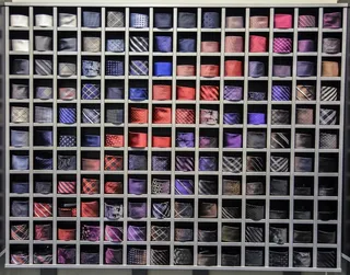 领带，颜色，展览，商店，购物，购买，业务