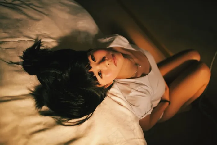 女孩，肖像，性兴奋，模特，女人