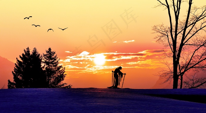 日出，阳光，晨光，Morgenstimmung